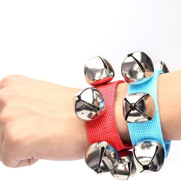 6 PCS Percussion Instruments, Wrist Bells Jingle Bells Musical Rhythm Toys - Picture 4 of 7